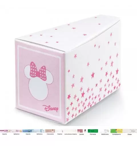 Scatolina fetta di torta Minnie' stars - 20 pz