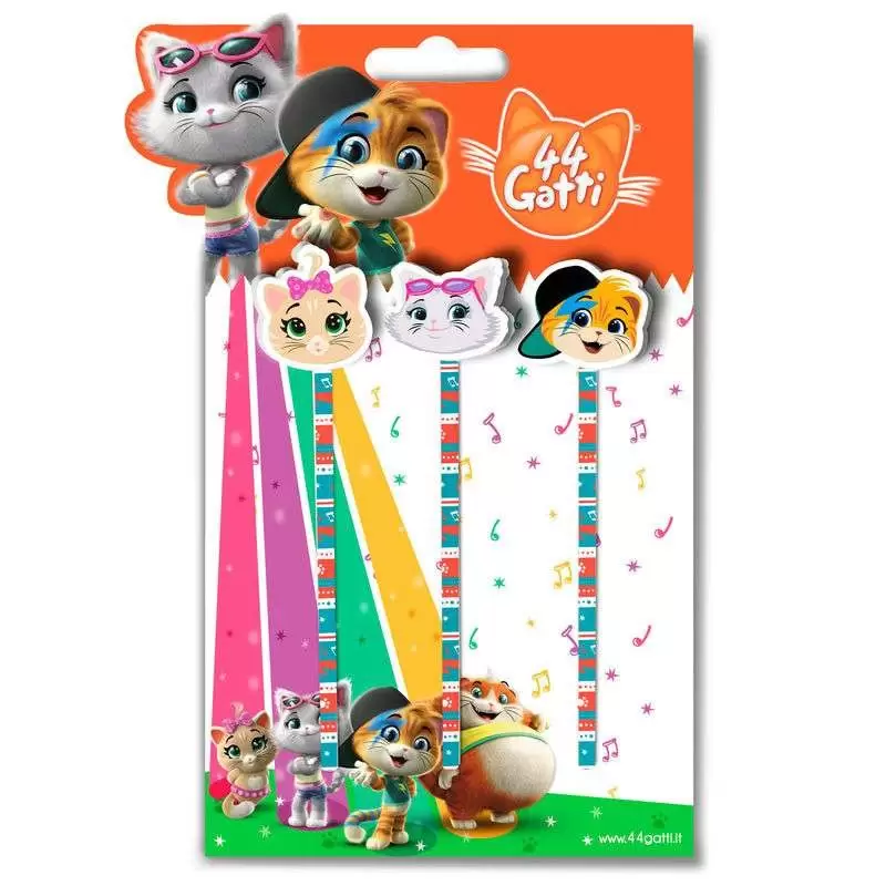 MATITA 44 GATTI CON GOMMA 1 PZ SINGOLO