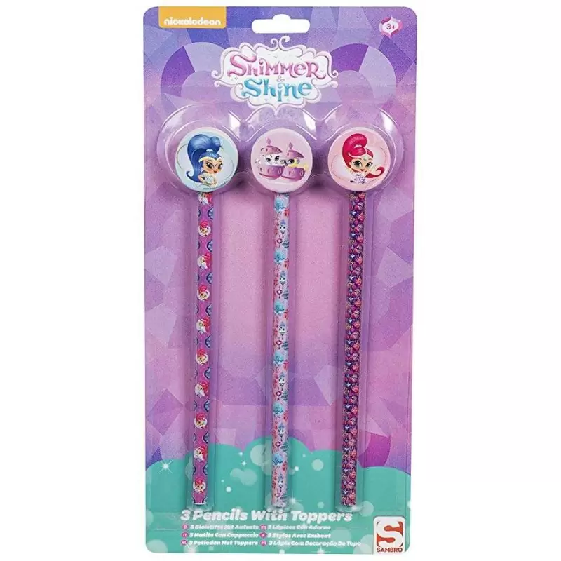 MATITE SHIMMER & SHINE CON GOMMA - SET DA TRE PZ