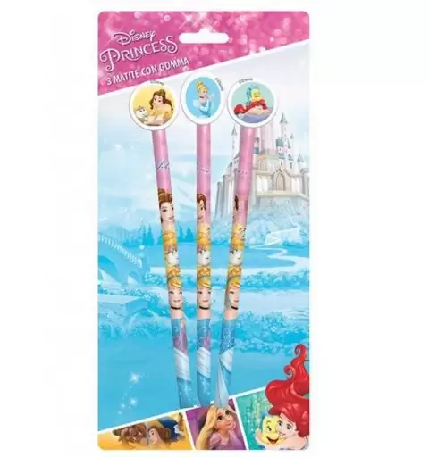 MATITE PRINCIPESSE DISNEY CON GOMMA - REGALINI PER BAMBINE