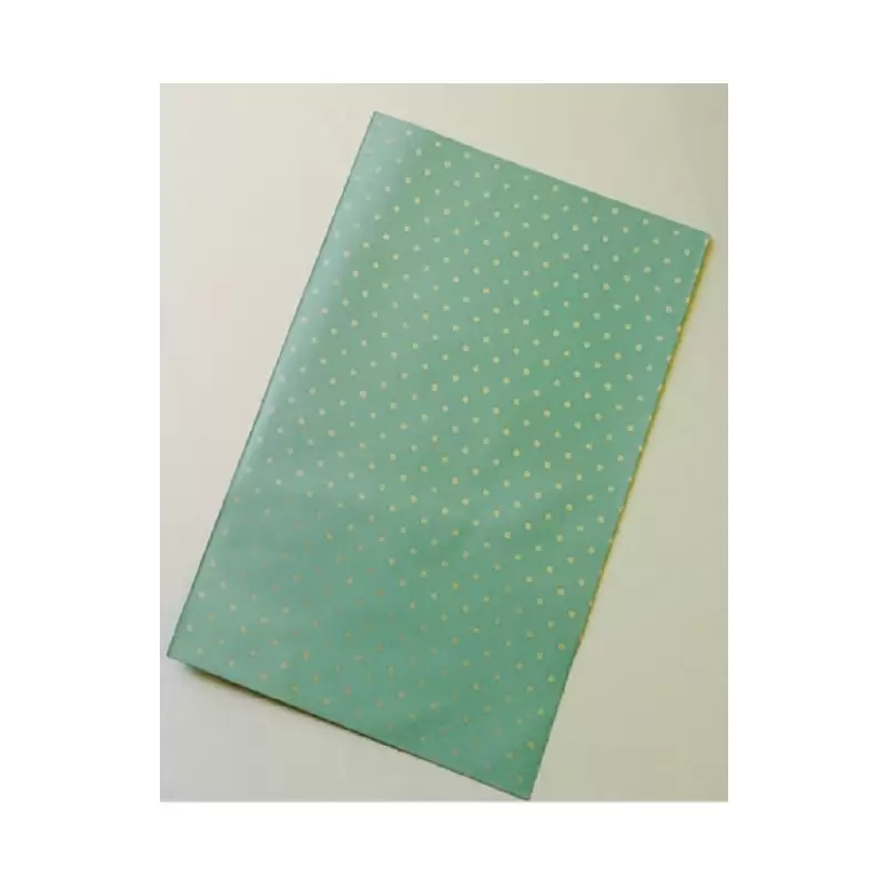 50 BUSTINE REGALO POIS VERDE TIFFANY METALLIZZATE 15 X 25 CM