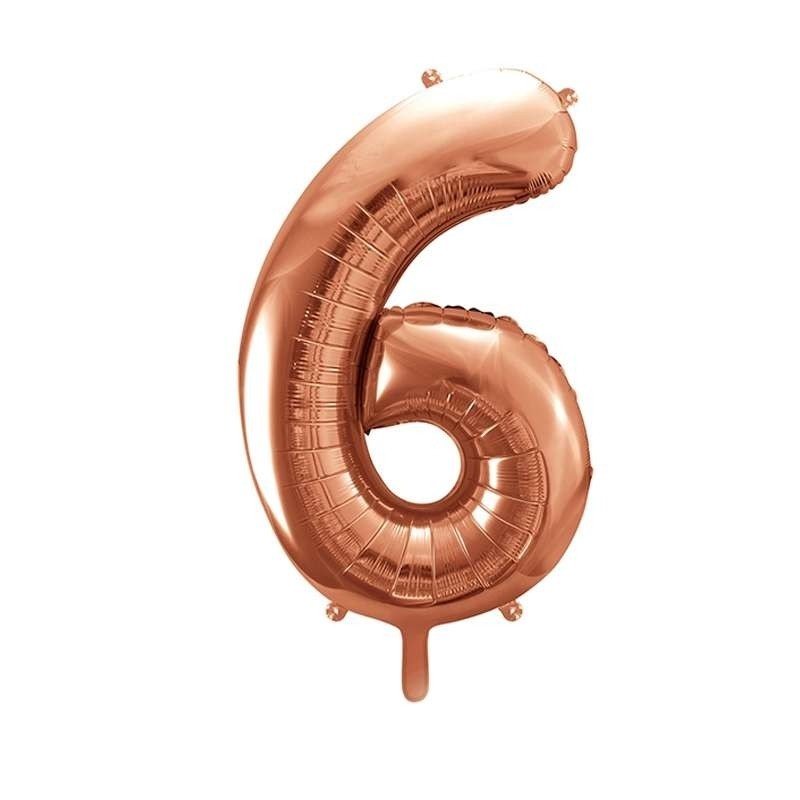 PALLONCINO FOIL 6 ROSE GOLD...