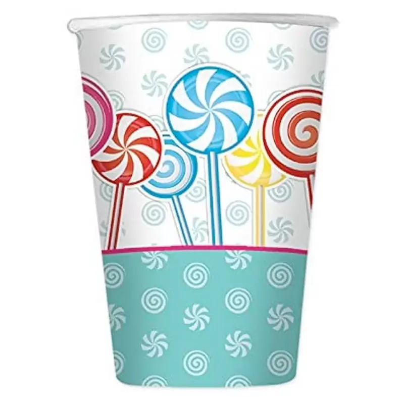 BICCHIERONI LECCA LECCA IN CARTA POP CORN 470 CC 24 PZ.