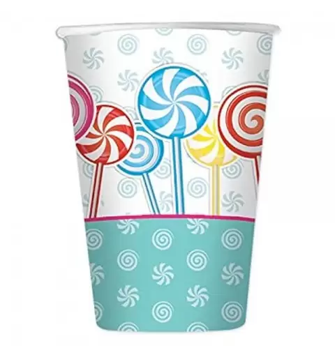BICCHIERONI LECCA LECCA IN CARTA POP CORN 470 CC 24 PZ.