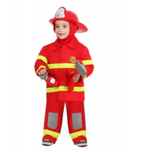 VESTITO DI  CARNEVALE BAMBINO POMPIERE