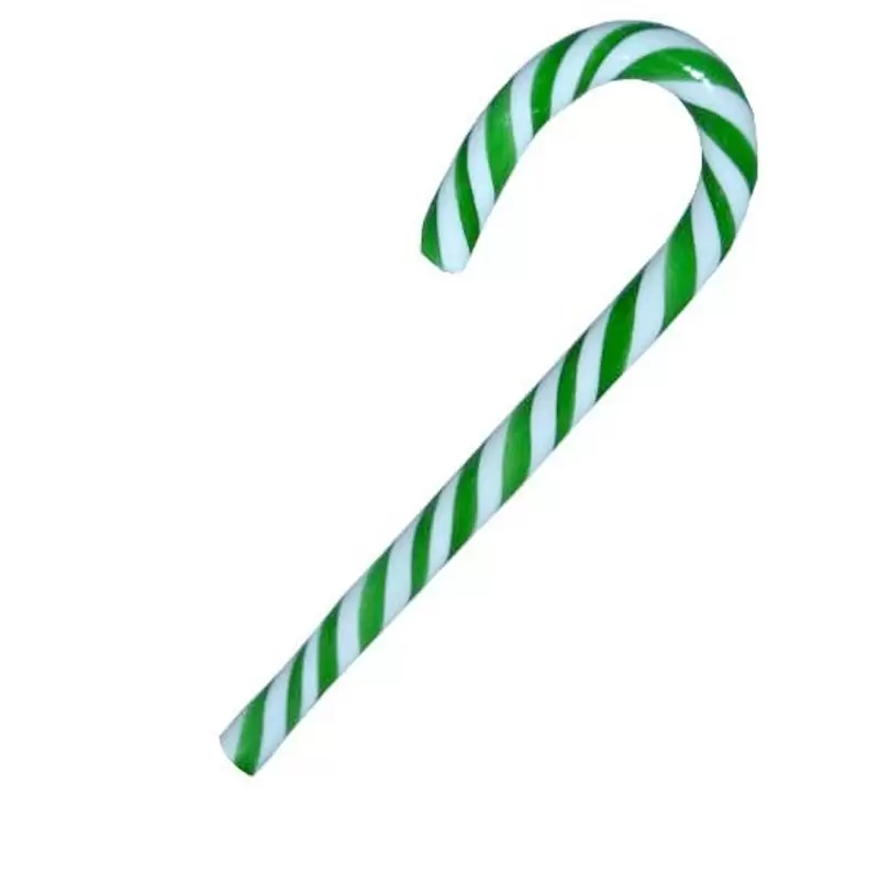 CANDY CANE VERDE E BIANCO - 1 PZ