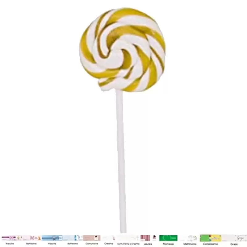 10 LECCA LECCA A SPIRALE ORO CON BIGLIETTINI