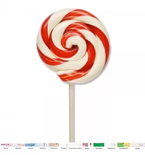 10 LECCA LECCA A SPIRALE ROSSI CON BIGLIETTINI