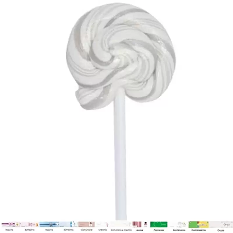 10 LECCA LECCA A SPIRALE ARGENTO CON BIGLIETTINI