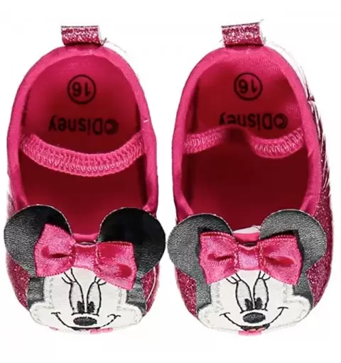 SCARPINE MINNIE FUCSIA GLITTER 0-6 MESI TAGLIA 16