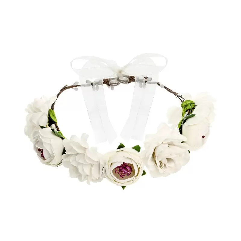 CORONCINA DI FIORI BIANCHI