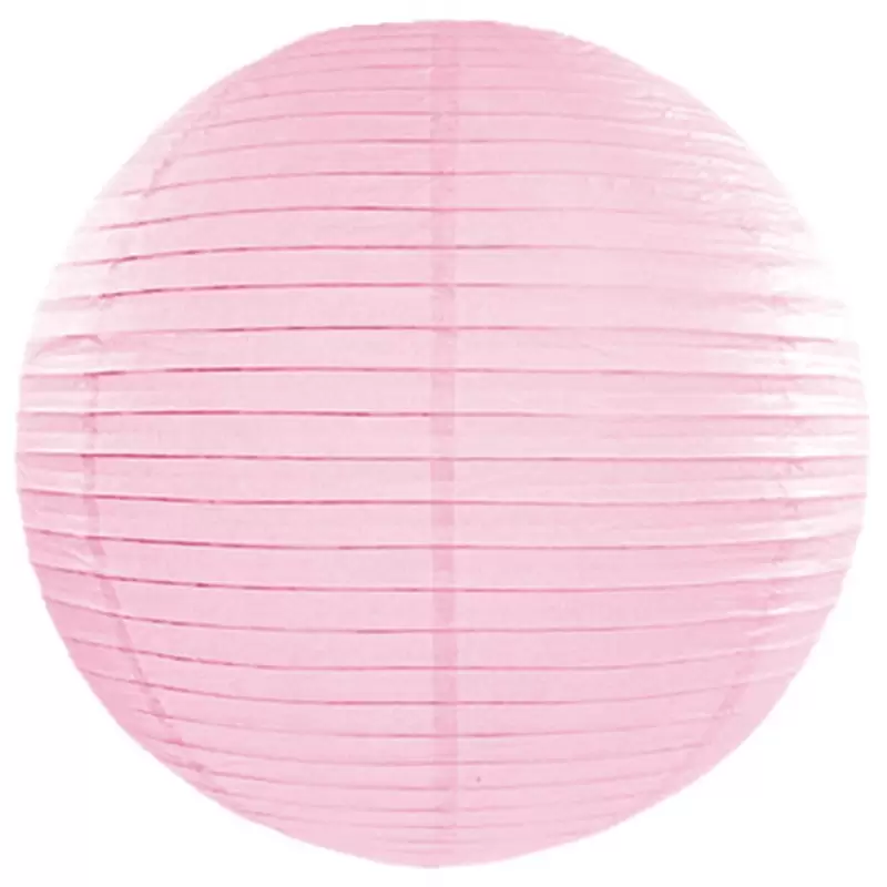 LANTERNA ROSA DI CARTA DA 35 CM