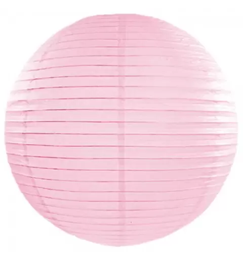 LANTERNA ROSA DI CARTA DA 35 CM