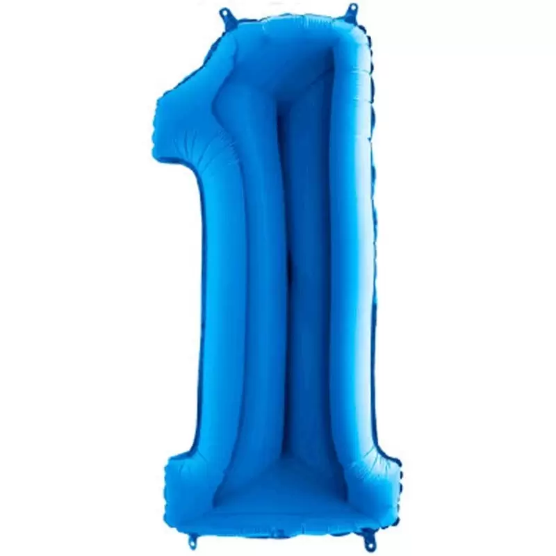 PALLONCINO FOIL 1 BLU 1METRO