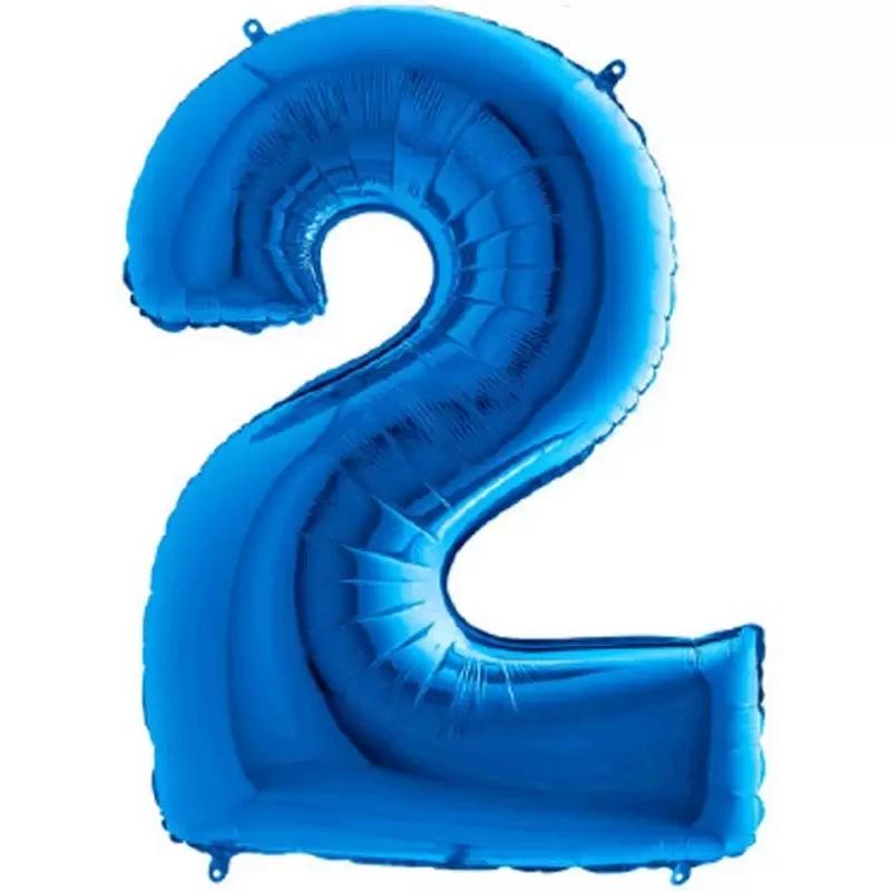 PALLONCINO FOIL 2 BLU 1 METRO