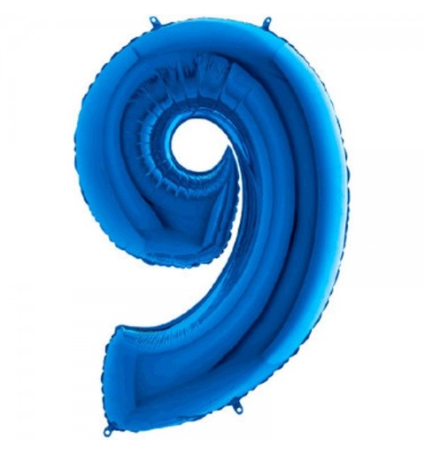 PALLONCINO FOIL 9 BLU 1 METRO