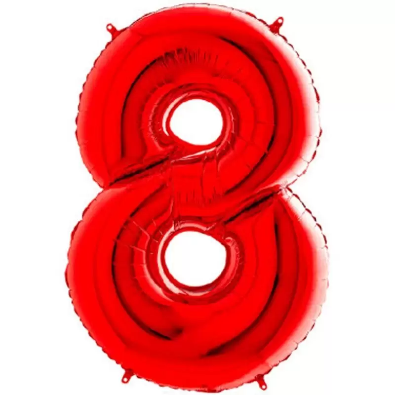 PALLONCINO FOIL 8 ROSSO 1 METRO
