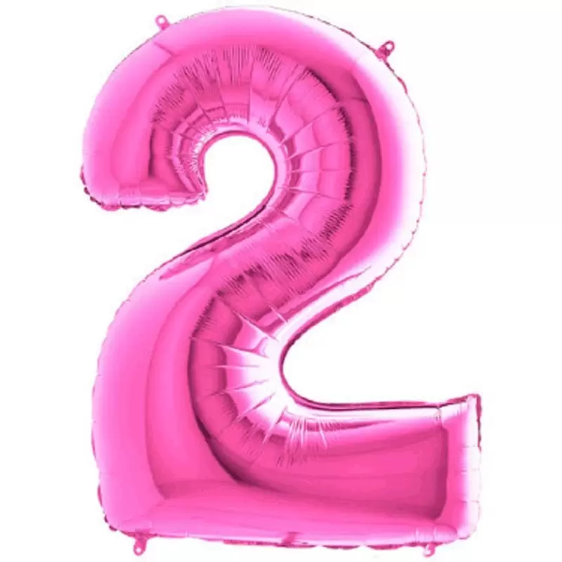 PALLONCINO FOIL 2 FUCSIA 1 METRO