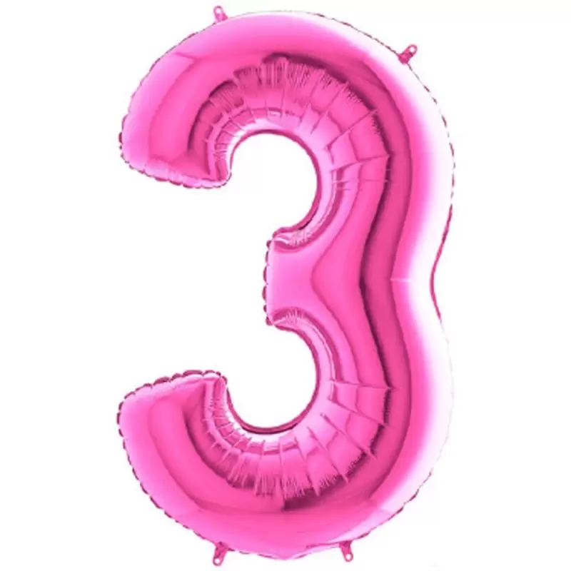 PALLONCINO FOIL 3 FUCSIA 1 METRO