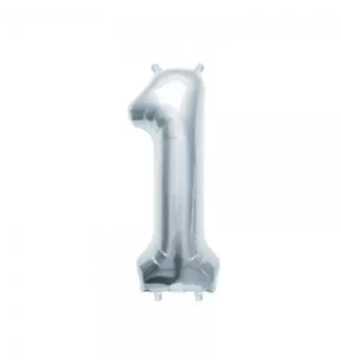 PALLONCINO FOIL 1 ARGENTO 1 METRO