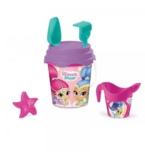 SECCHIELLO SHIMMER & SHINE CON RASTRELLO E PALETTA