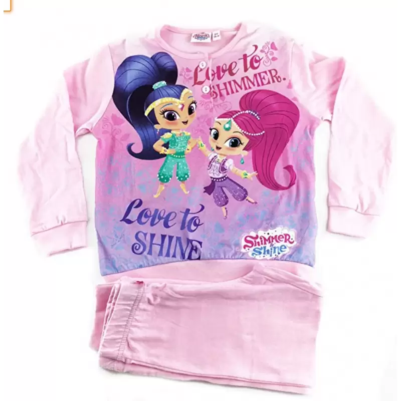 PIGIAMA SHIMMER & SHINE ROSA 3 ANNI