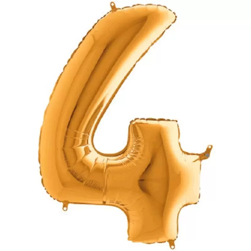 PALLONCINO FOIL 4 ORO 1 METRO