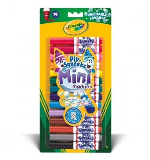 Mini Pennarelli Lavabili 14 pz Crayola Pip Squeaks 8343