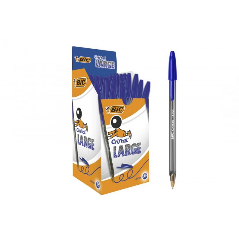 Penna Bic Cristal Large  Blu 1,6mm 50pz 902630