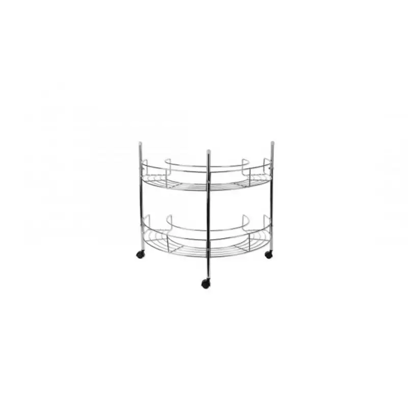 Scaffaletto sottolavabo in acciaio 2 Ripiani 50x32,5x46,5 cm cod.066123