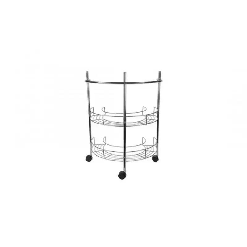 Scaffaletto Sottolavabo in Acciaio 2 ripiani 53x33x67cm cod.066124
