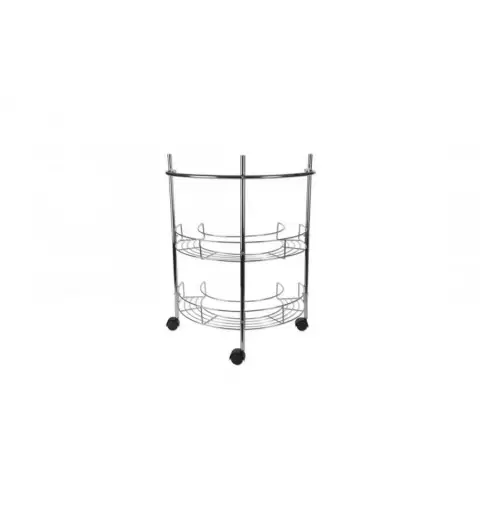 Scaffaletto Sottolavabo in Acciaio 2 ripiani 53x33x67cm cod.066124