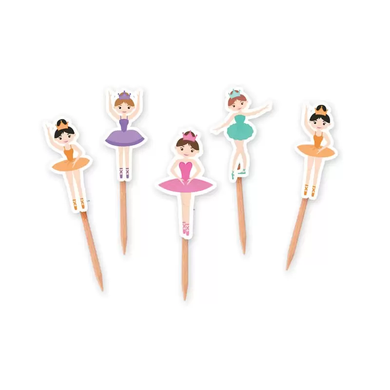STUZZICADENTI I LOVE BALLET PICKS - 25 PZ