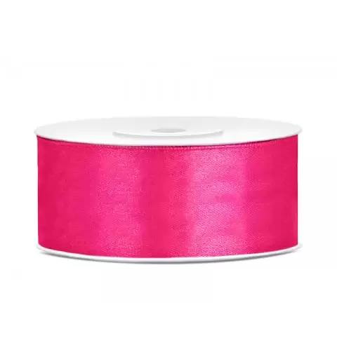 NASTRINO FUCSIA DI RASO 2,5 CM - 1 ROTOLO