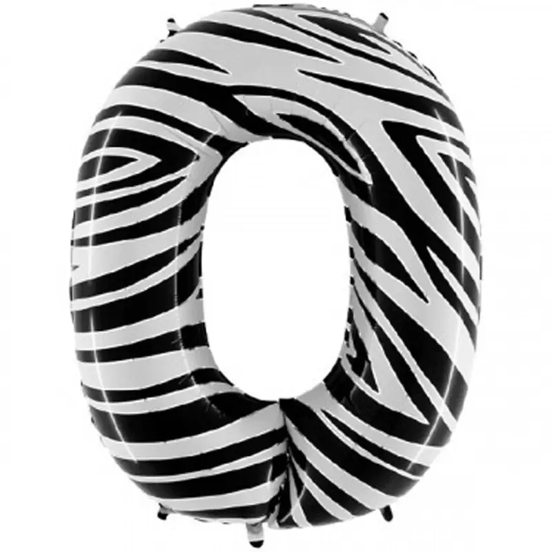 PALLONCINO FOIL 0 ZEBRATO 1 METRO