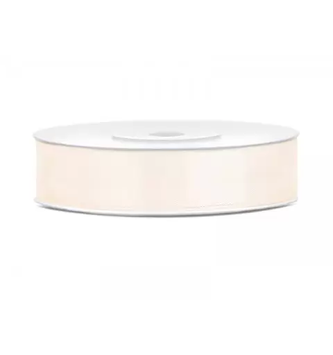Nastrino in raso Crema Chiaro 1 cm x 25 mt TS12-079J
