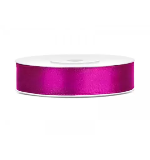 Nastrino in raso fuxsia 1 cm x 25 mt TS12-080