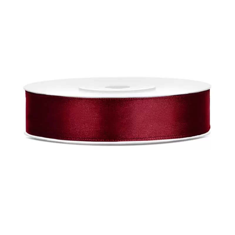 Nastrino in raso Rosso Intenso 1 cm x 25 mt TS12-082