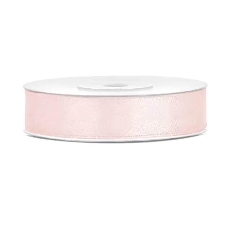Nastrino in raso Salmone chiaro 1 cm x 25 mt TS12-076J