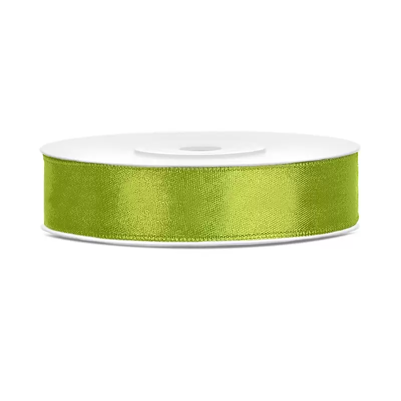 Nastrino in raso Verde Mela 1 cm x 25 mt TS12-102J