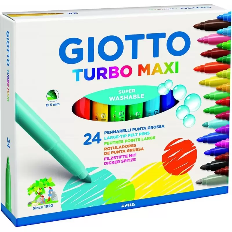 Pennarelli Giotto Turbo Maxi 24pz F455000