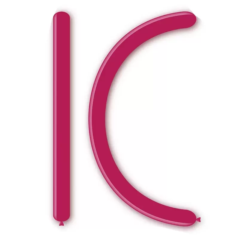 100 PALLONCINI MODELLABILI FUCSIA D4