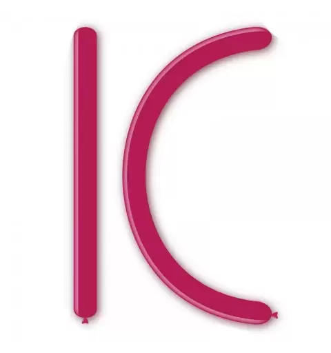 100 PALLONCINI MODELLABILI FUCSIA D4