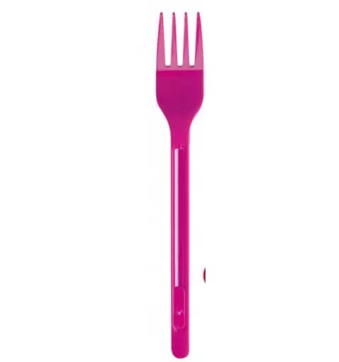 FORCHETTE FUXIA IN PLASTICA 20 PZ