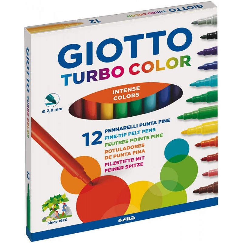 12 Pennarelli Giotto Turbo Color F416000
