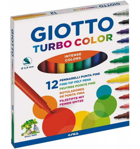 12 Pennarelli Giotto Turbo Color F416000