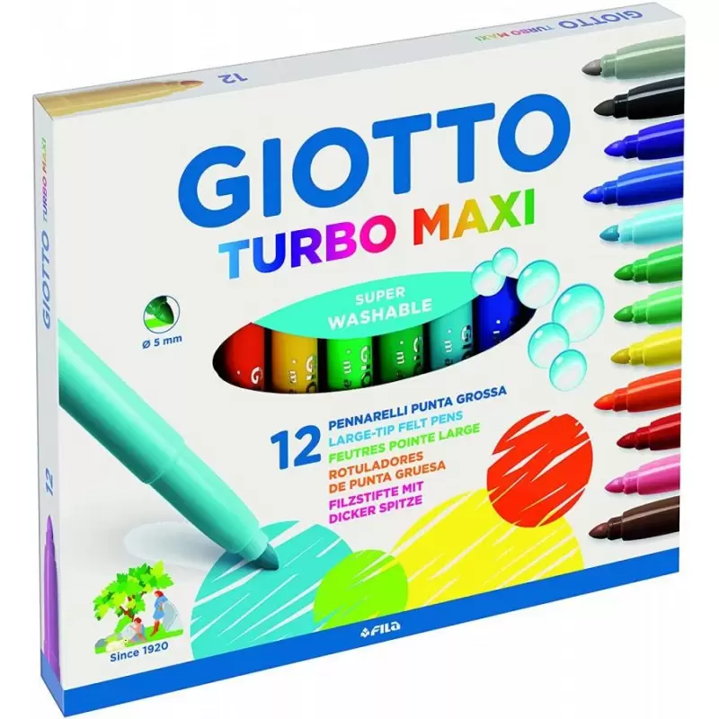 Pennarelli Giotto Turbo maxi 12pz F454000