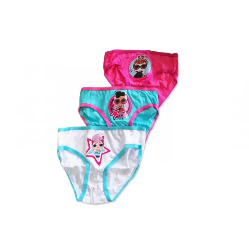Slip Mutandina Bambina LOL Surprise 3 pz LOL20-0192 tg 6/8 anni