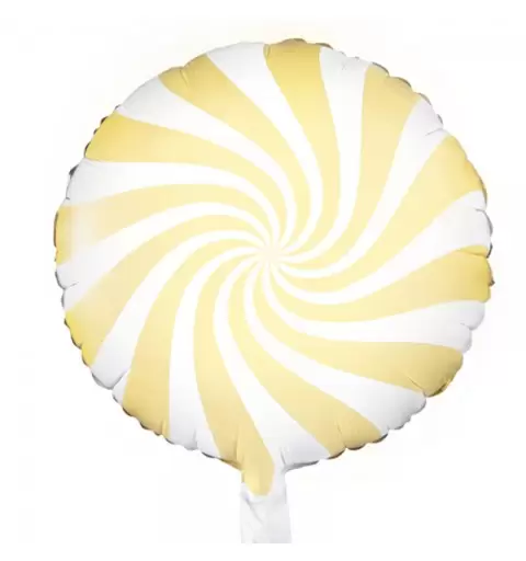 PALLONCINO FOIL CANDY LECCA LECCA GIALLO
