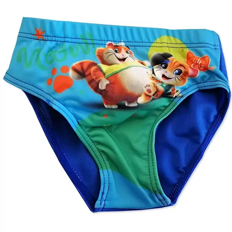 COSTUME SLIP 44 GATTI BLU 2-3 ANNI